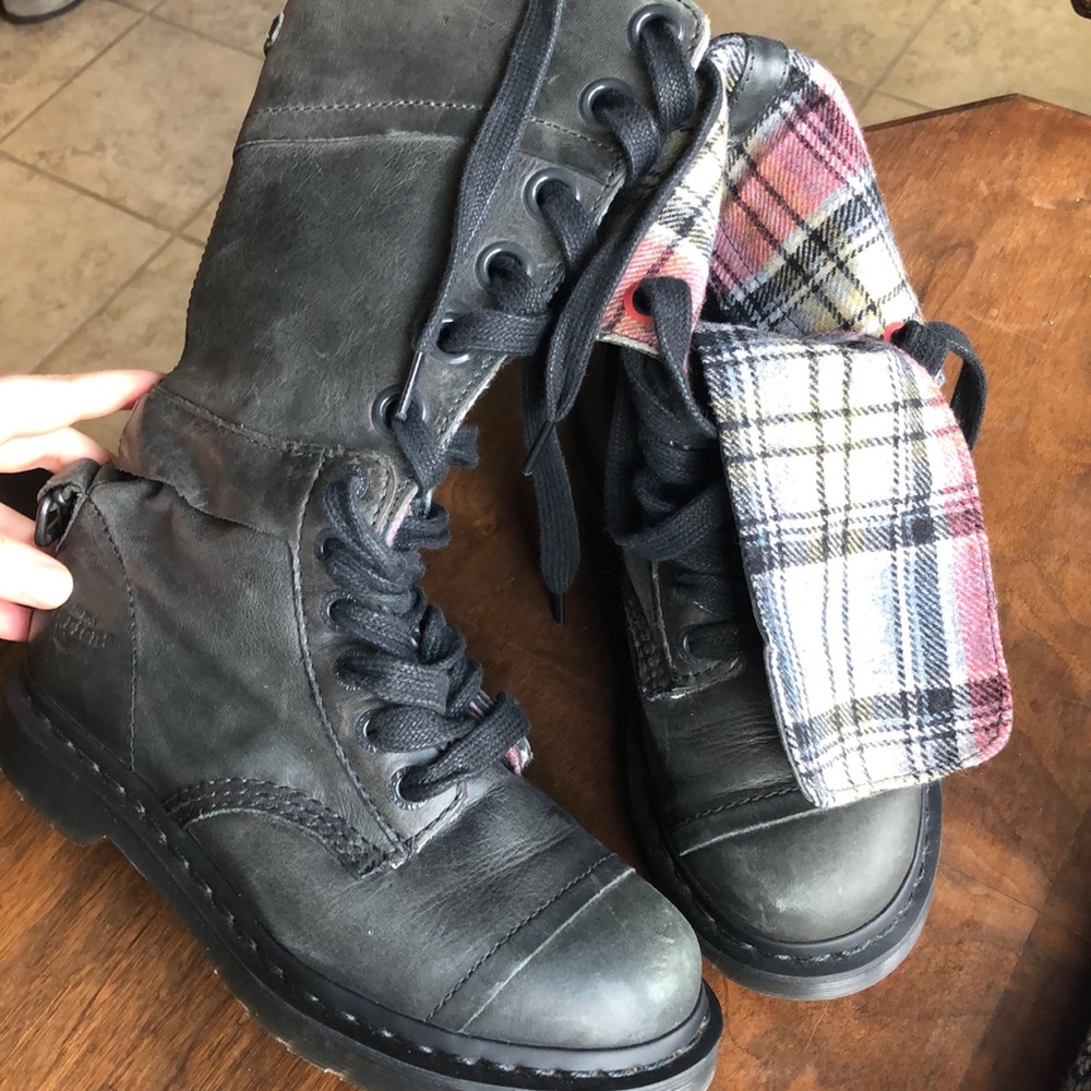 Doc Marten Triumph Boot Fold over Leather Combat